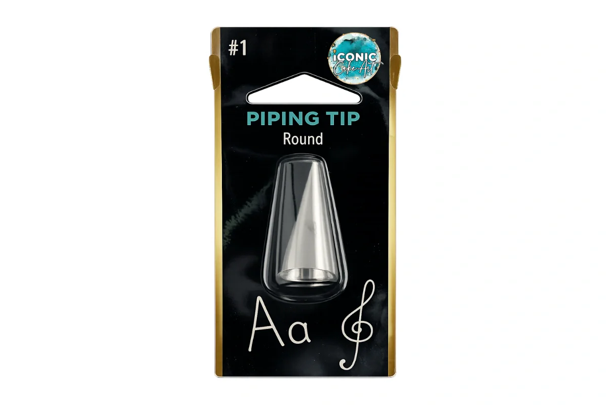 #1 Round Piping Tip - Iconic Cake Art - Image 2