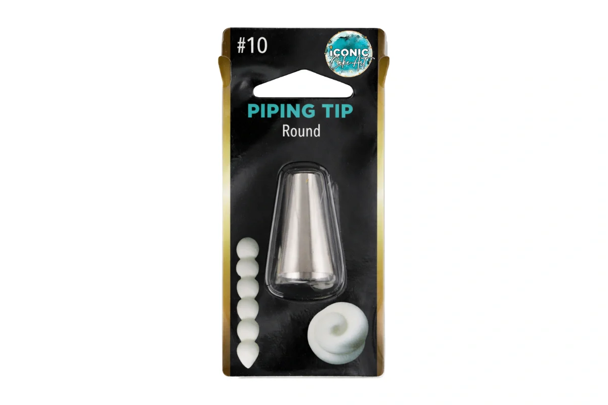 #10 Round Piping Tip - Iconic Cake Art - Image 2