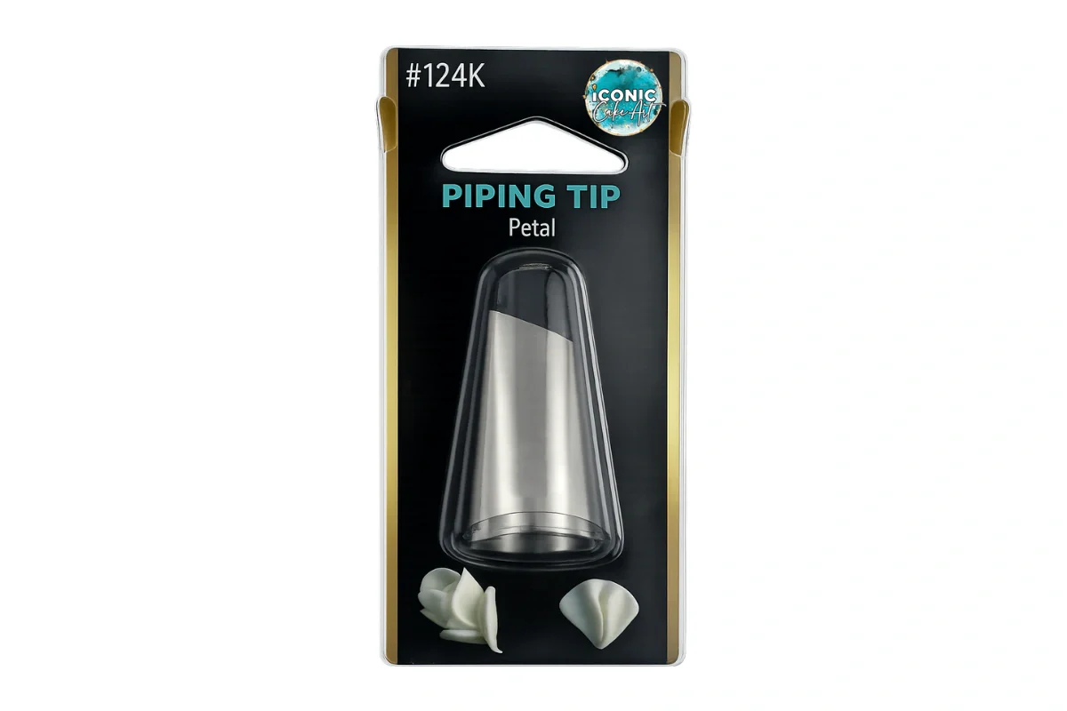 #124K Petal Piping Tip - Iconic Cake Art - Image 2