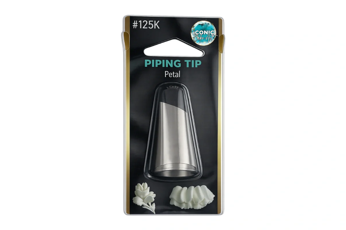 #125K Petal Piping Tip - Iconic Cake Art - Image 2