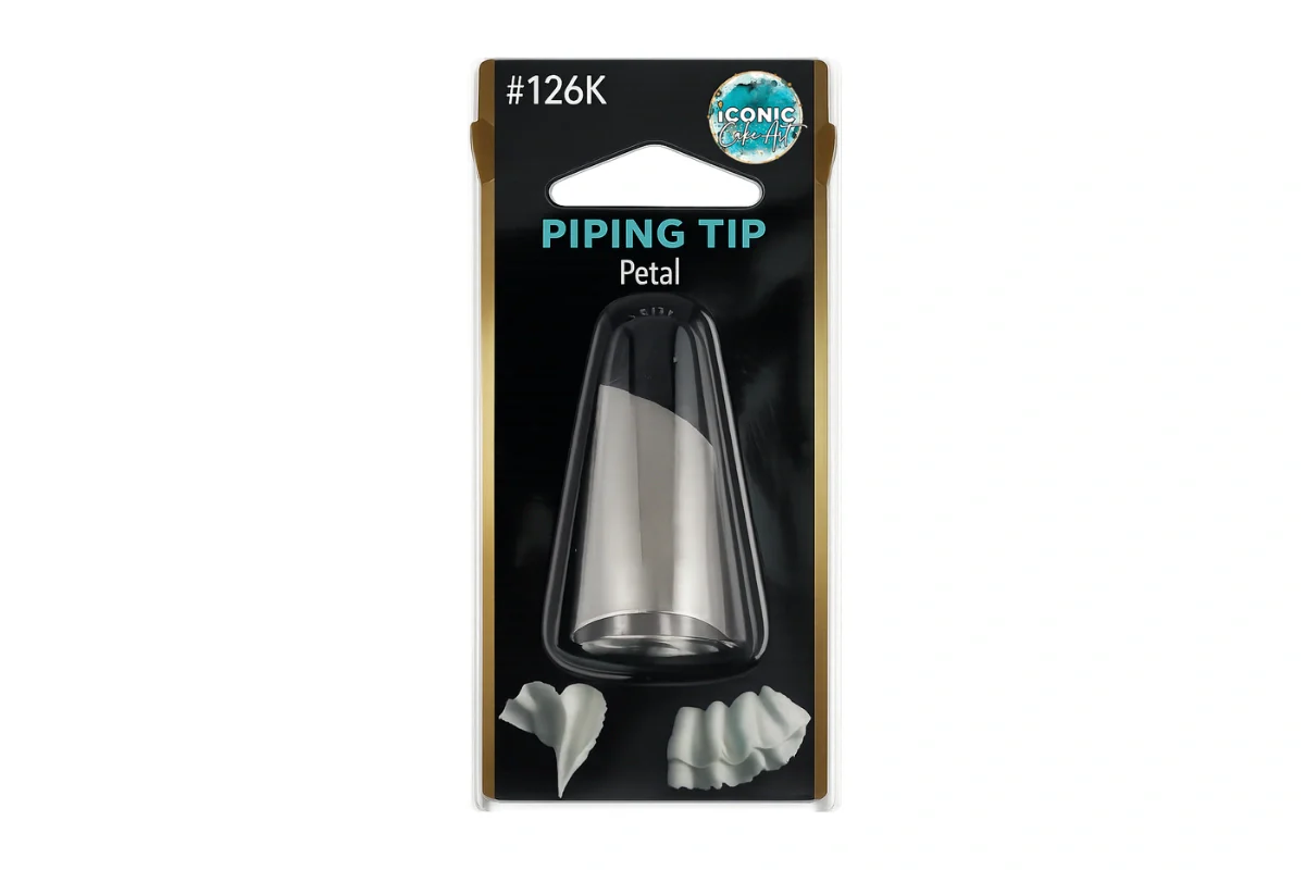 #126K Petal Piping Tip - Iconic Cake Art - Image 2