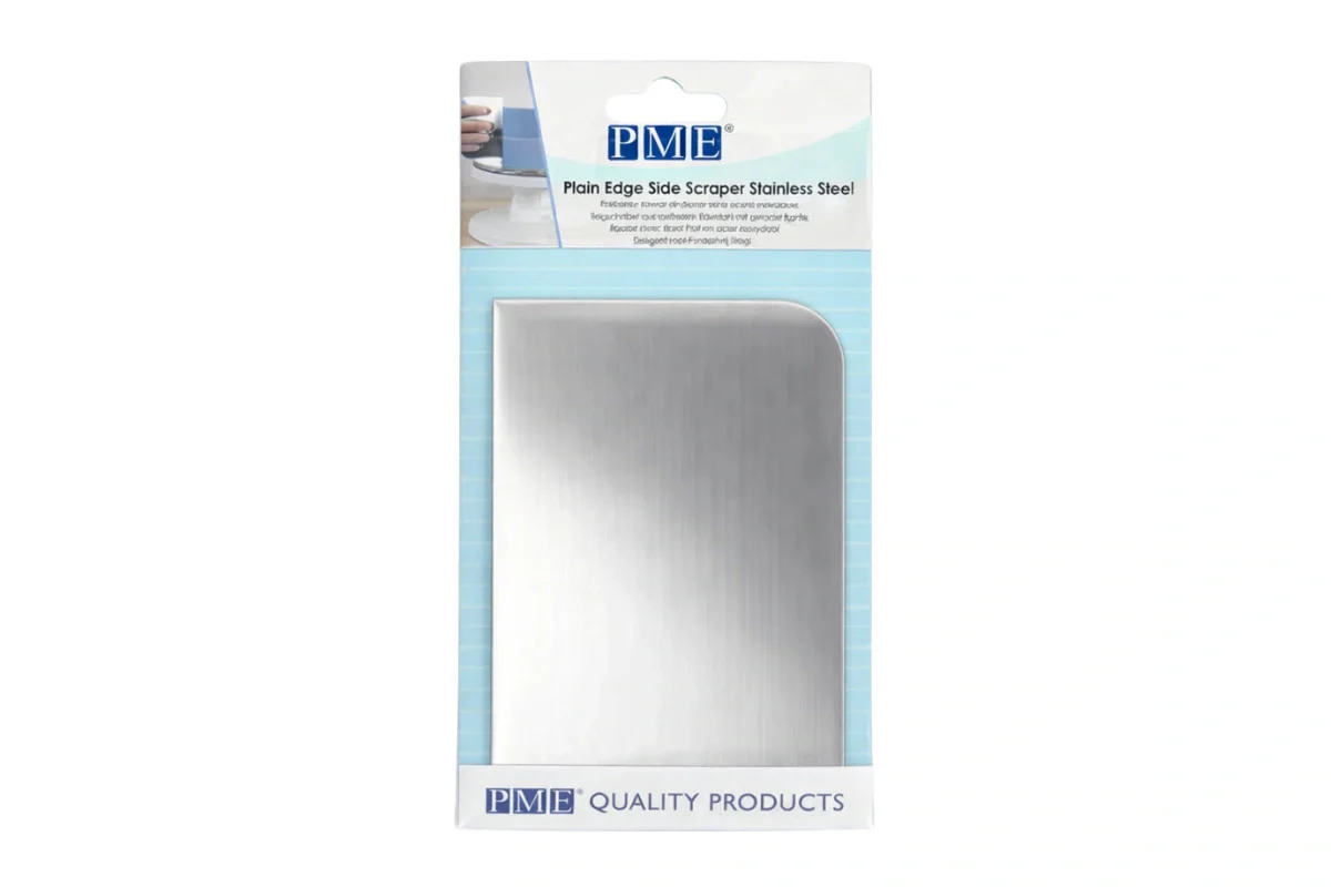 (126mm x 88mm 5 Inch x 3.5 Inch) Side Scrapers - Stainless Steel Plain - PME - Image 3