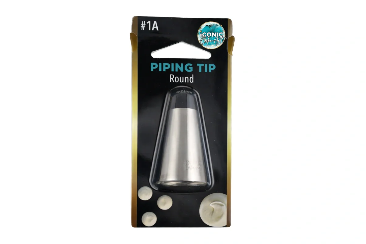 #1A Round Piping Tip - Iconic Cake Art - Image 2