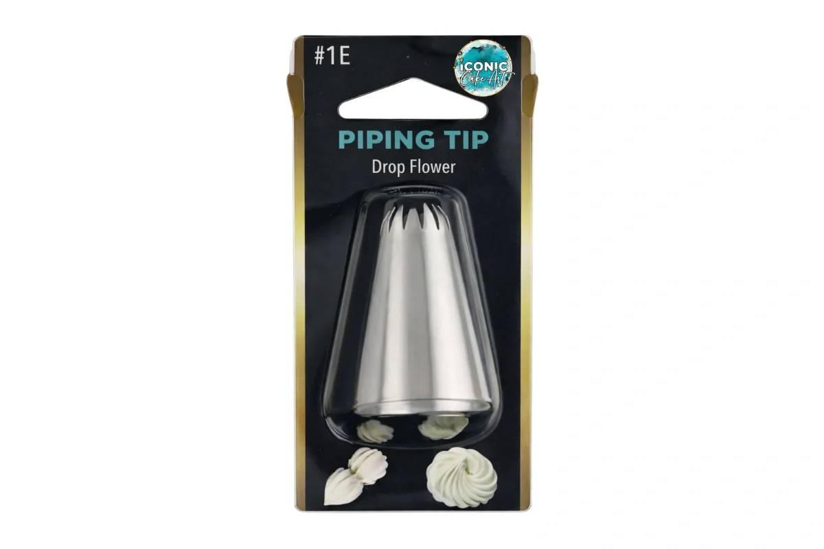 #1E Drop Flower Piping Tip - Iconic Cake Art - Image 2