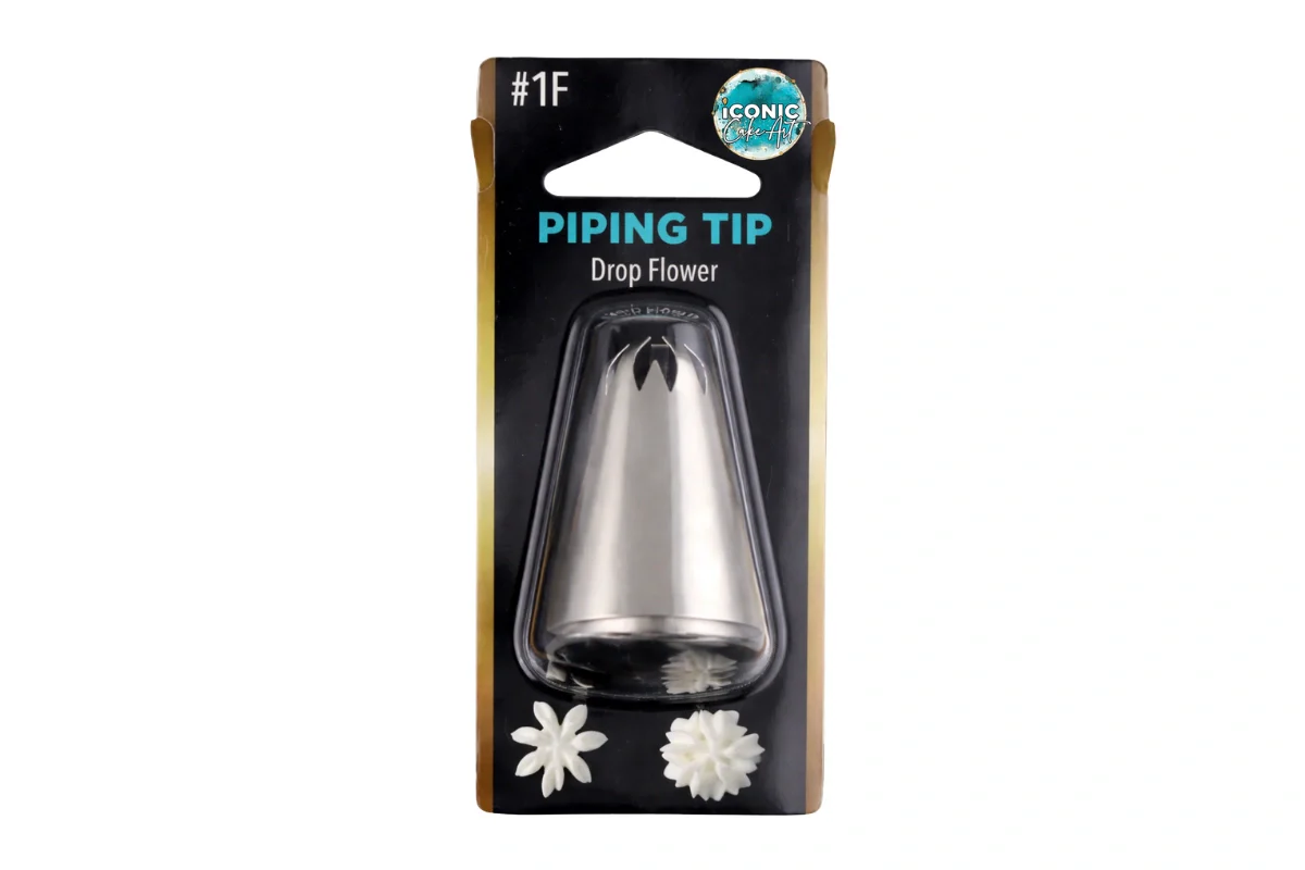 #1F Drop Flower Piping Tip - Iconic Cake Art - Image 2