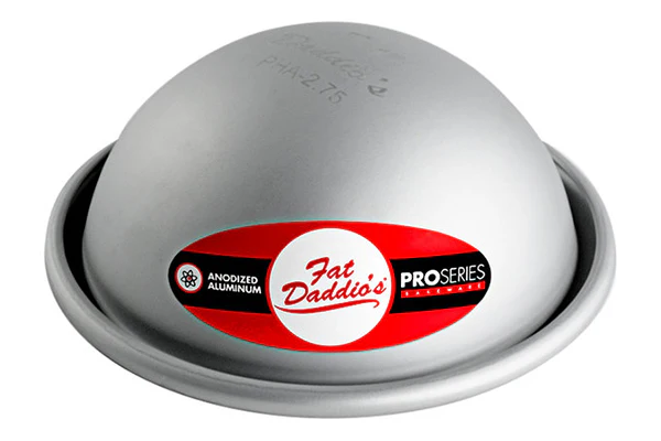 2.75 Inch Alu Hemisphere x 1.375 Inch Deep Pan - Fat Daddios