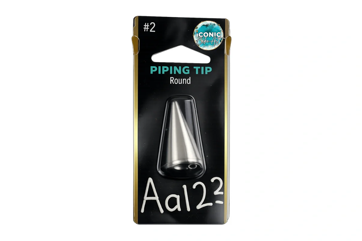 #2 Round Piping Tip - Iconic Cake Art - Image 2