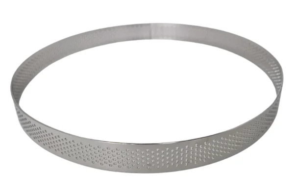 20cm x 2cm Perforated Tart Rings - Iconic Cake Art - Image 2