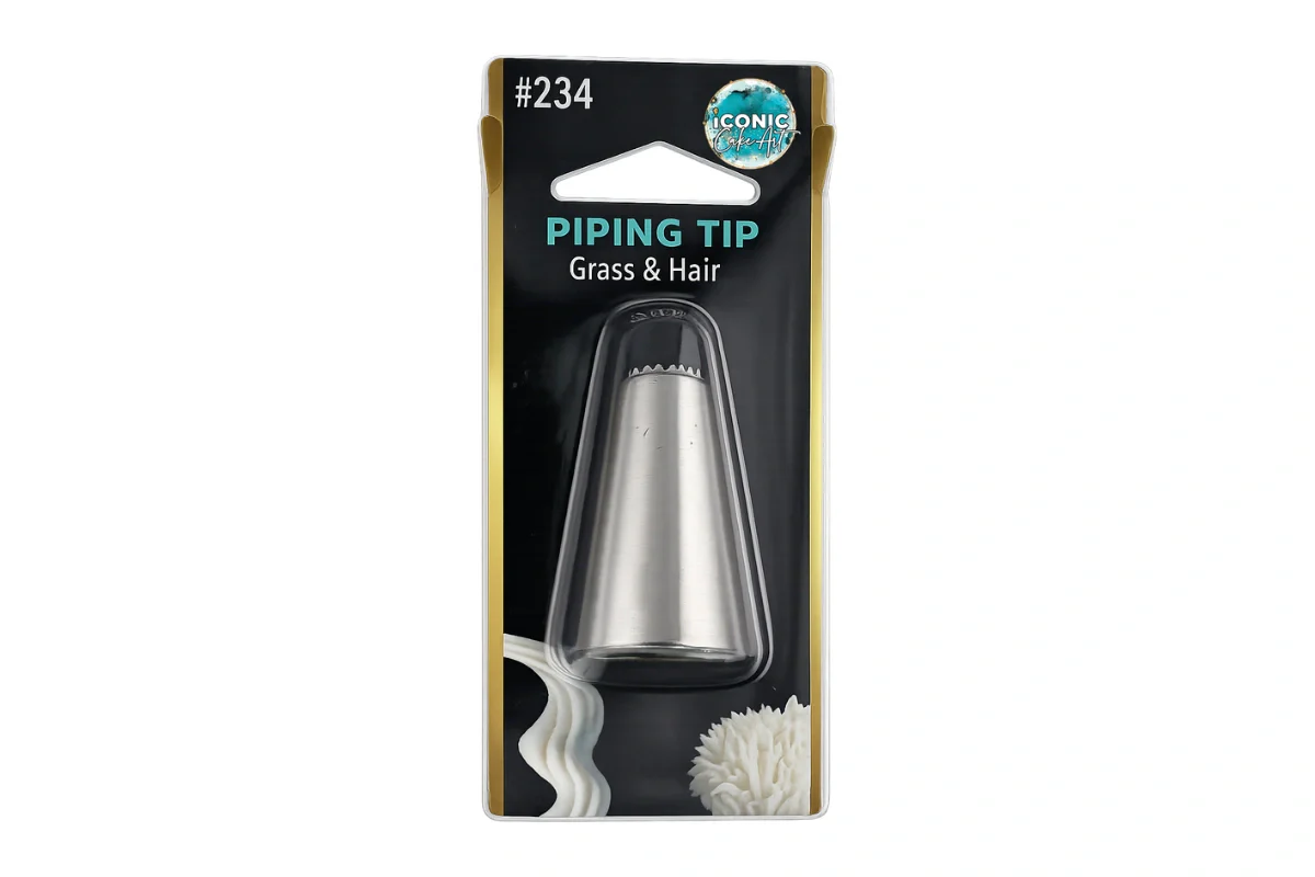 #234 Grass and Hair Piping Tip - Iconic Cake Art - Image 2