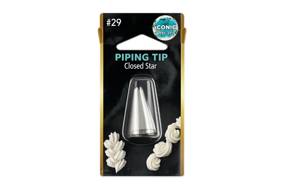 #29 Closed Star Piping Tip - Iconic Cake Art - Image 2