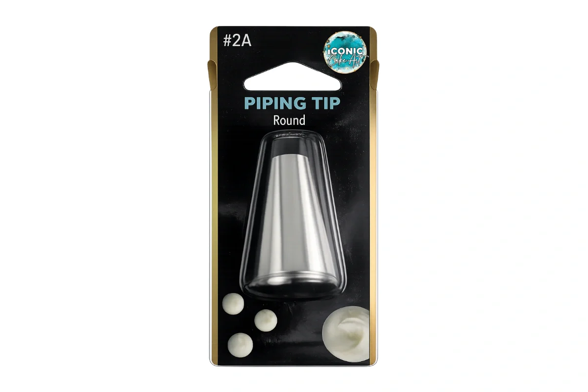 #2A Round Piping Tip - Iconic Cake Art - Image 2