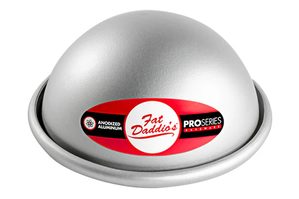 3.5 Inch Alu Hemisphere x 1.75 Inch Deep Pan - Fat Daddios