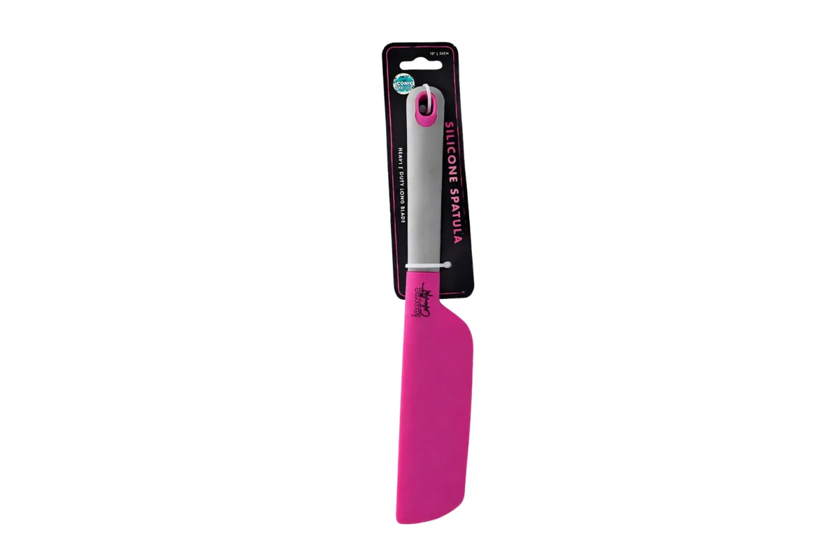 33cm x 7cm Hot Pink Silicone Spatula - Iconic Cake Art - Image 3