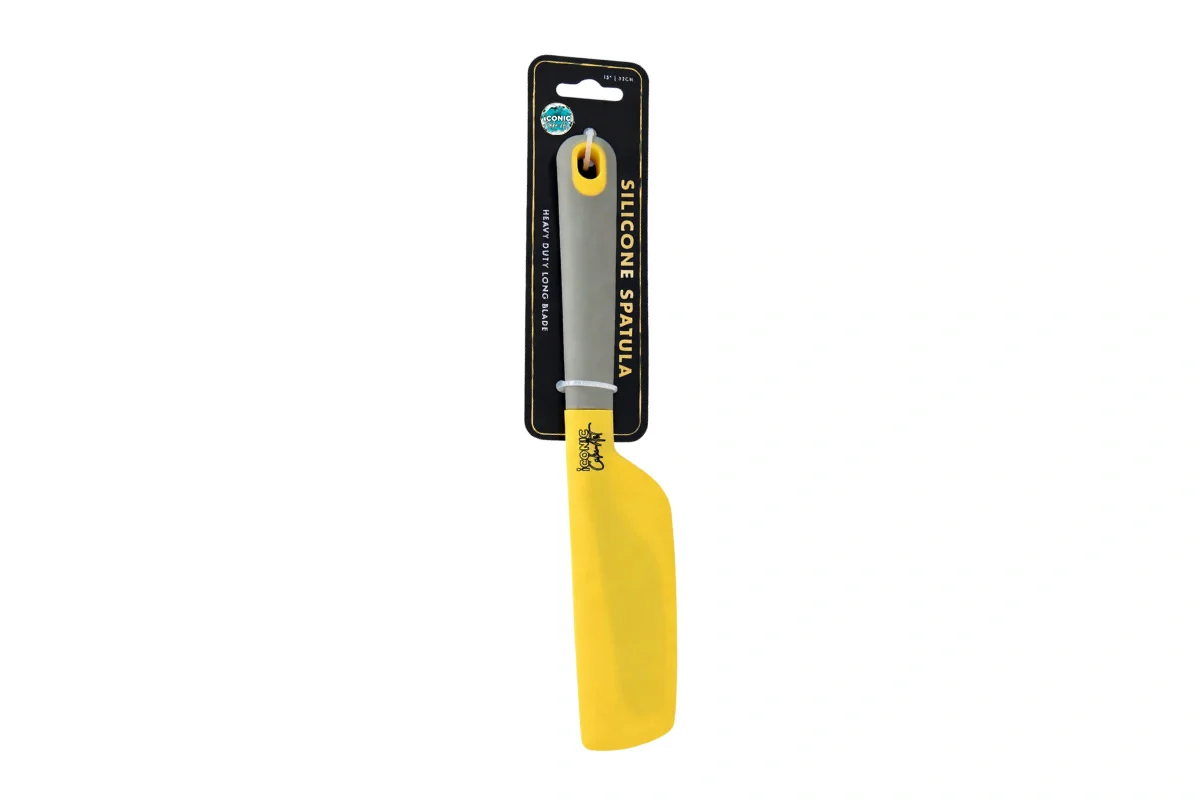 33cm x 7cm Yellow Silicone Spatula - Iconic Cake Art - Image 3