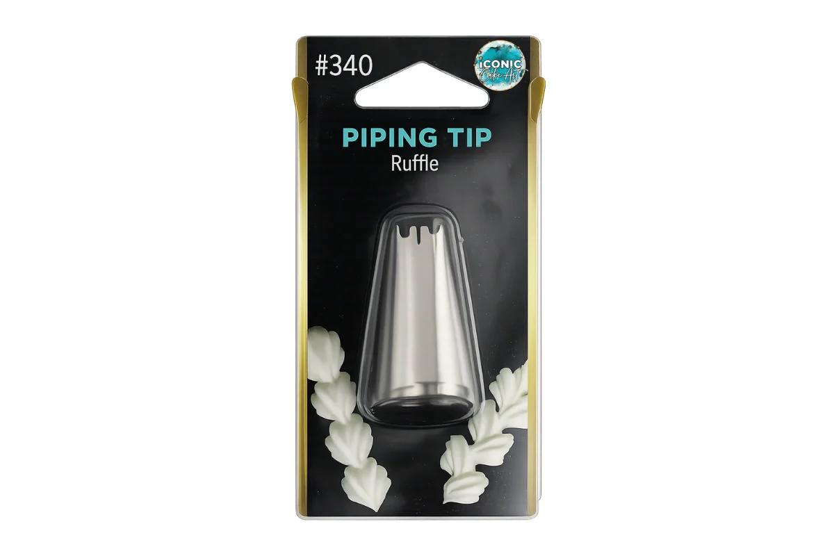 #340 Ruffle Piping Tip - Iconic Cake Art - Image 2