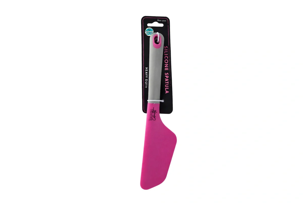 35cm x 7cm Hot Pink Silicone Spatula - Iconic Cake Art - Image 3