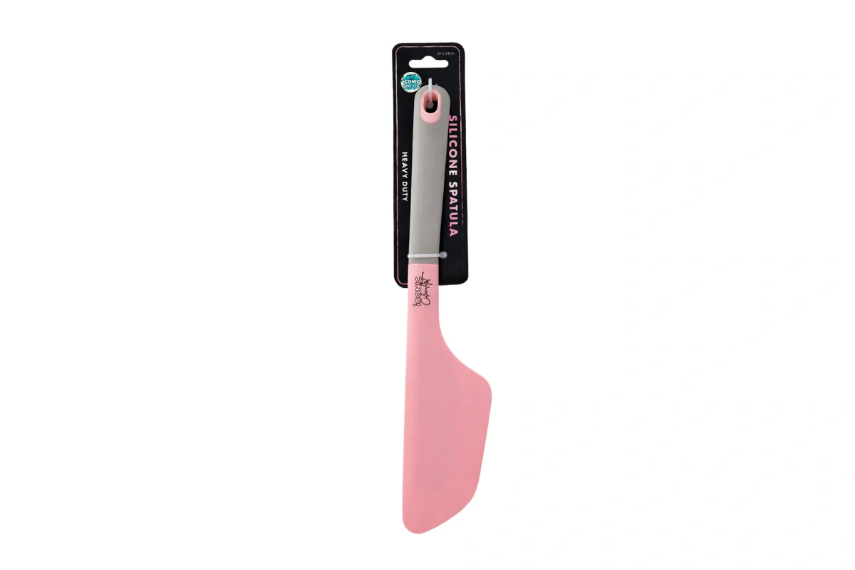 35cm x 7cm Pink Silicone Spatula - Iconic Cake Art - Image 3