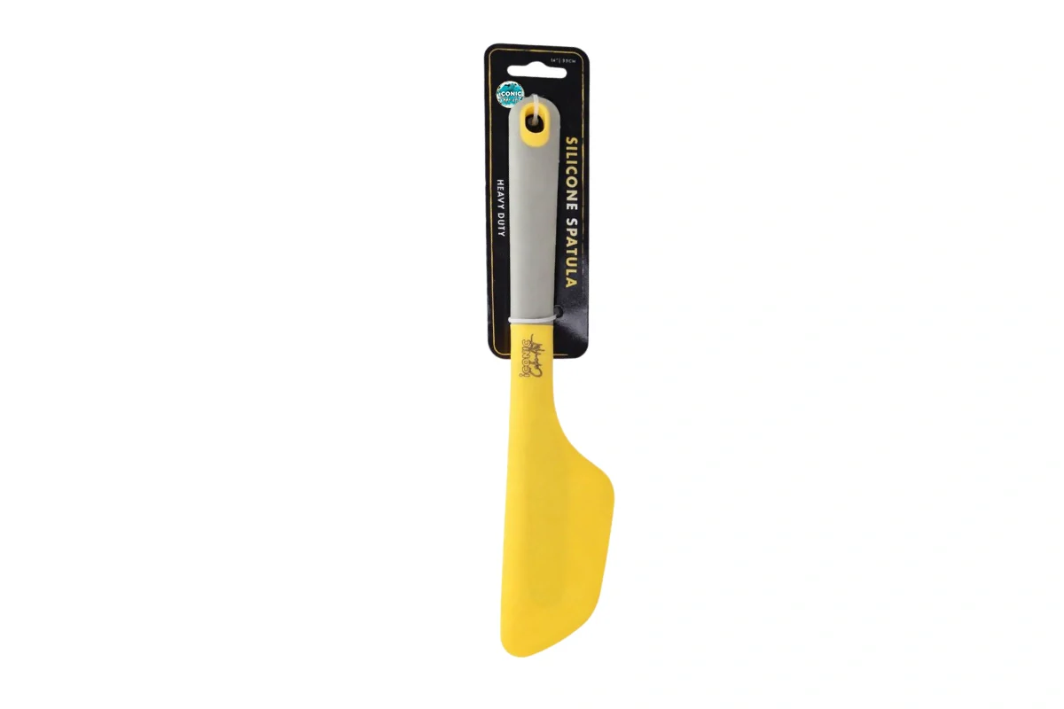 35cm x 7cm Yellow Silicone Spatula - Iconic Cake Art - Image 3