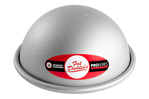 5 Inch Alu Hemisphere x 2.5 Inch Deep Pan - Fat Daddios