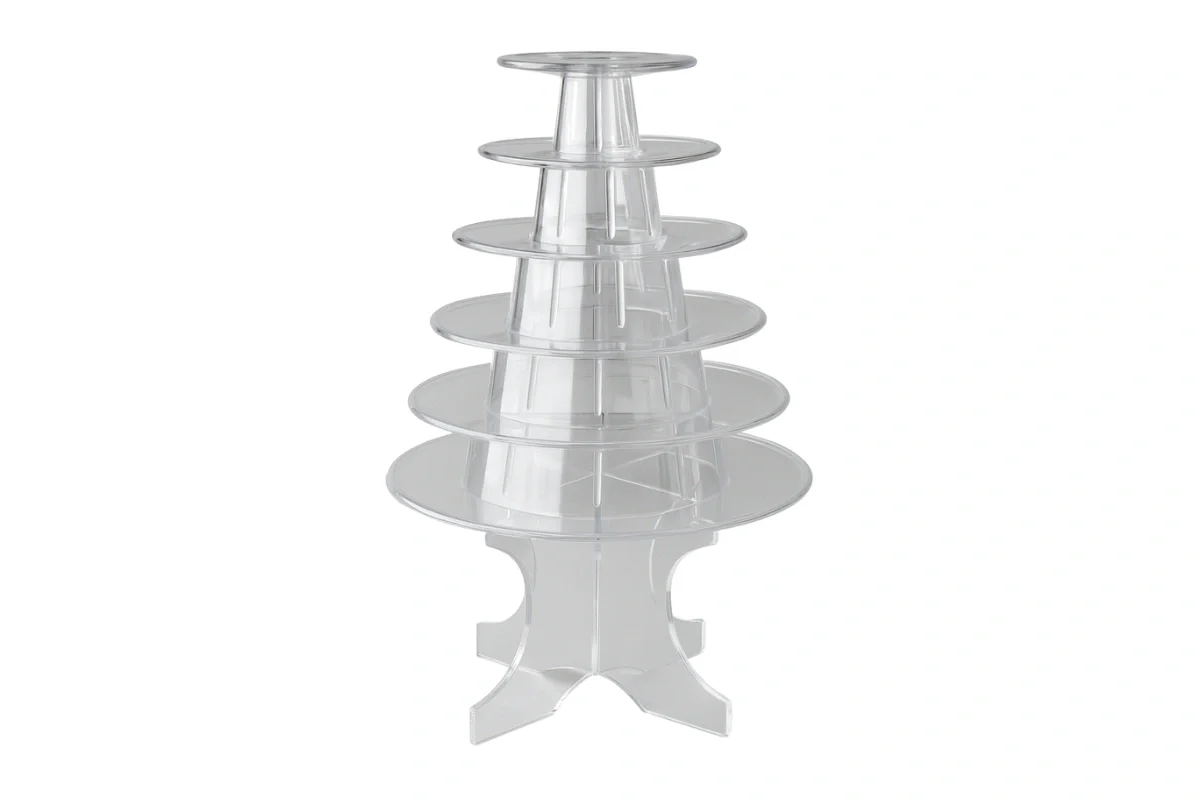 6 Tier Macaron Stand - with Base - Iconic Cake Art - Image 3