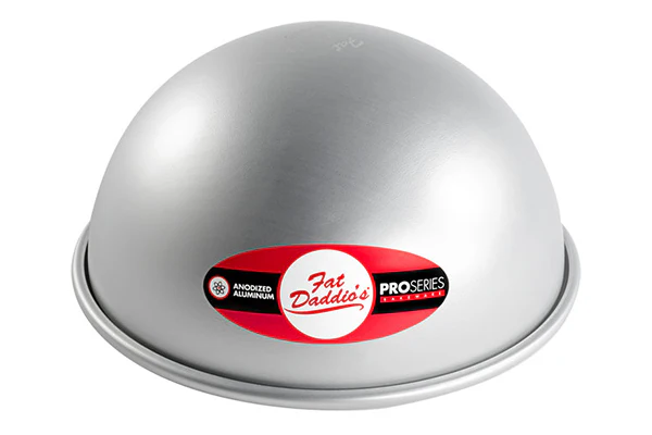 8 Inch Alu Hemisphere x 4 Inch Deep Pan - Fat Daddios