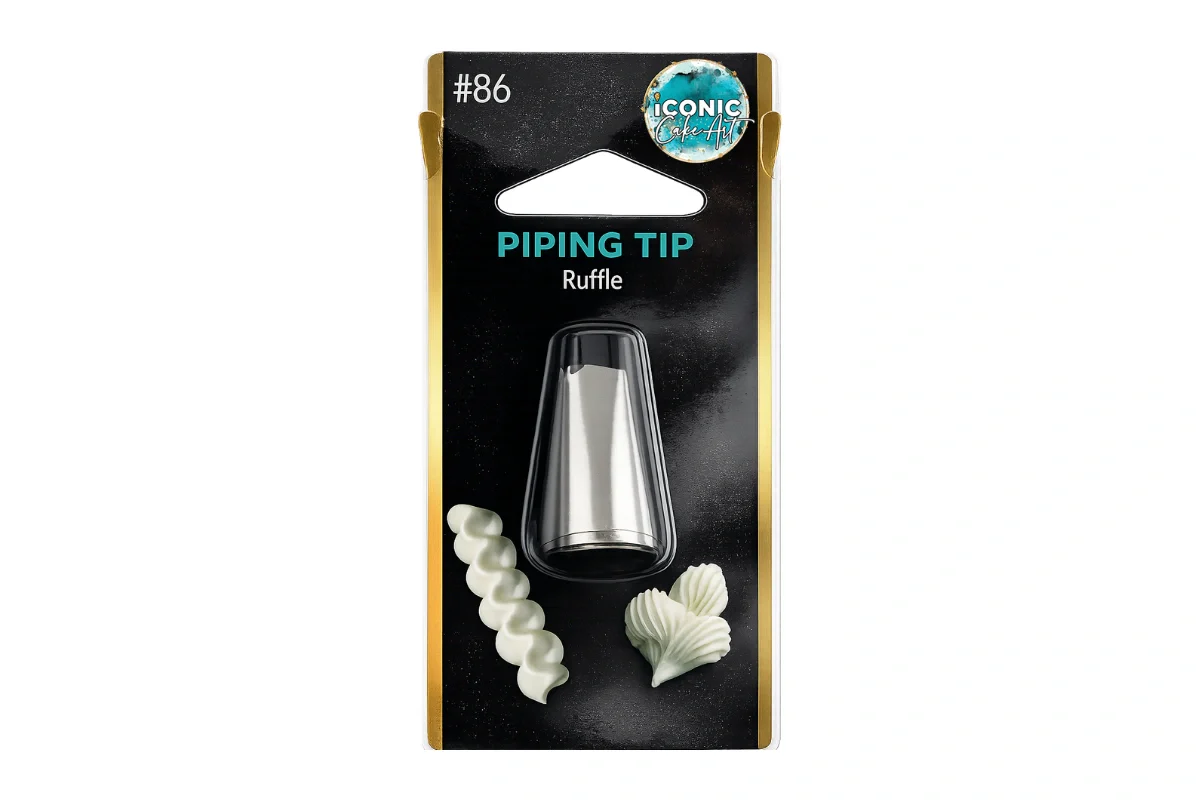 #86 Ruffle Piping Tip - Iconic Cake Art - Image 2