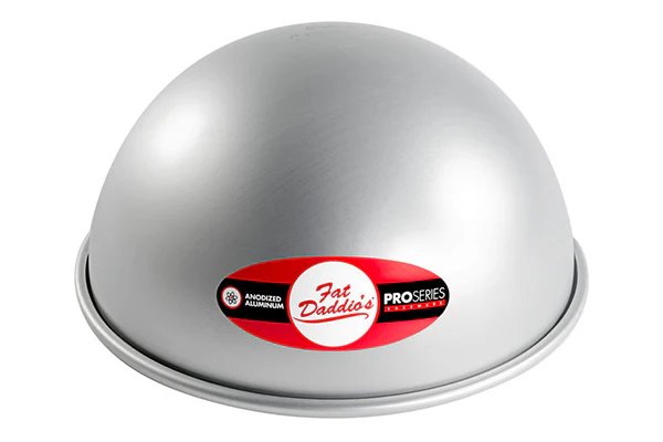9 Inch Alu Hemisphere x 4.5 Inch Deep Pan - Fat Daddios