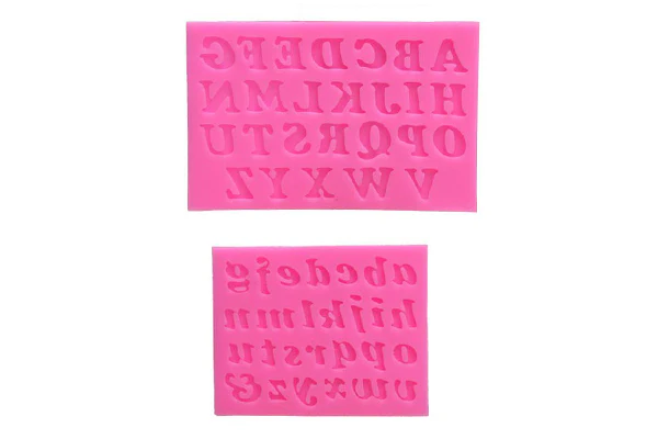 Abc Upper and Lower Case Letters Silicone Mould - Iconic Cake Art - Image 2