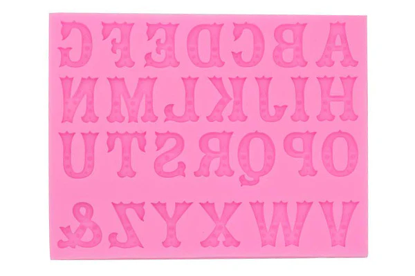 Alphabets Uppercase Silicone Mould - Iconic Cake Art - Image 2
