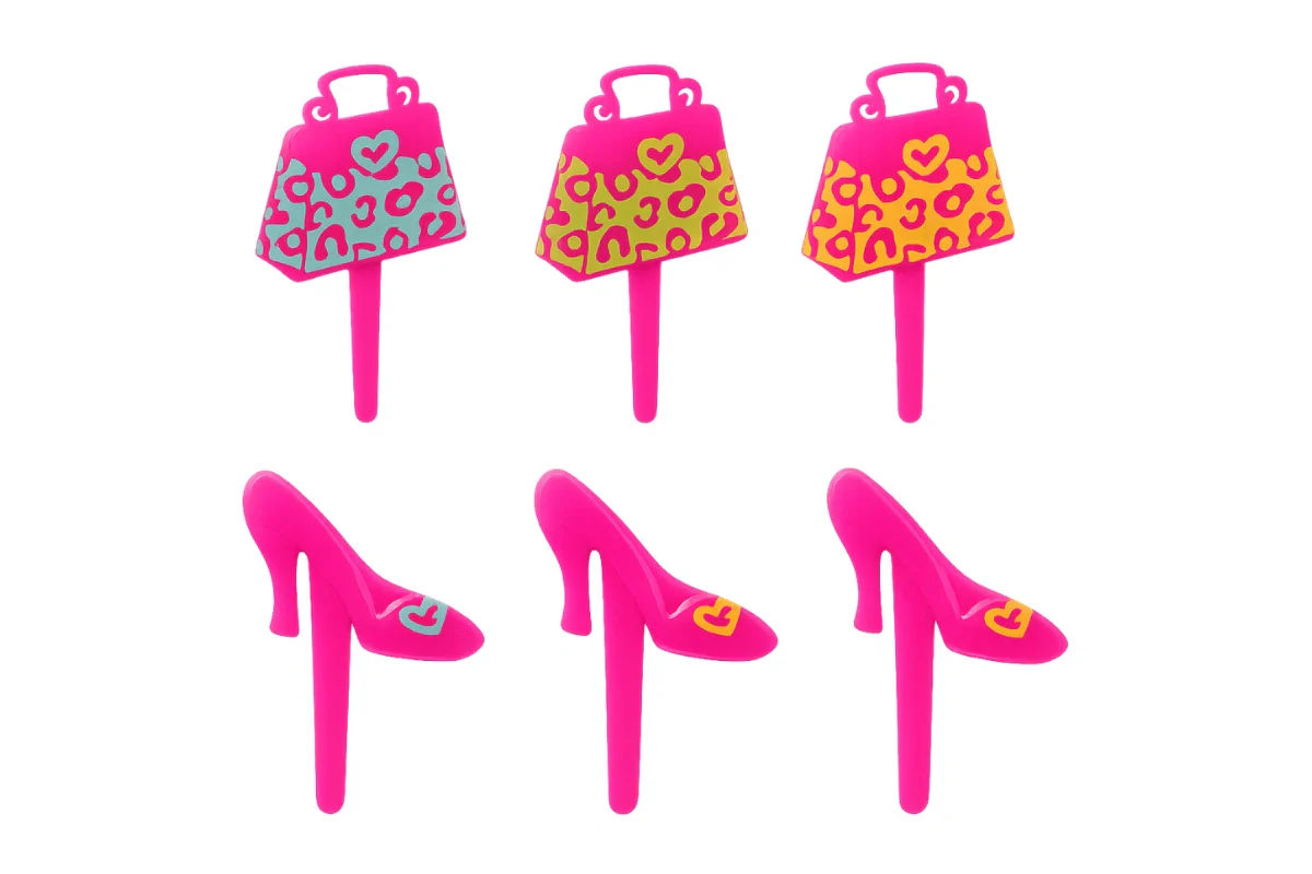 Animal Print Purse and Shoe Decopics - Bakery Crafts
