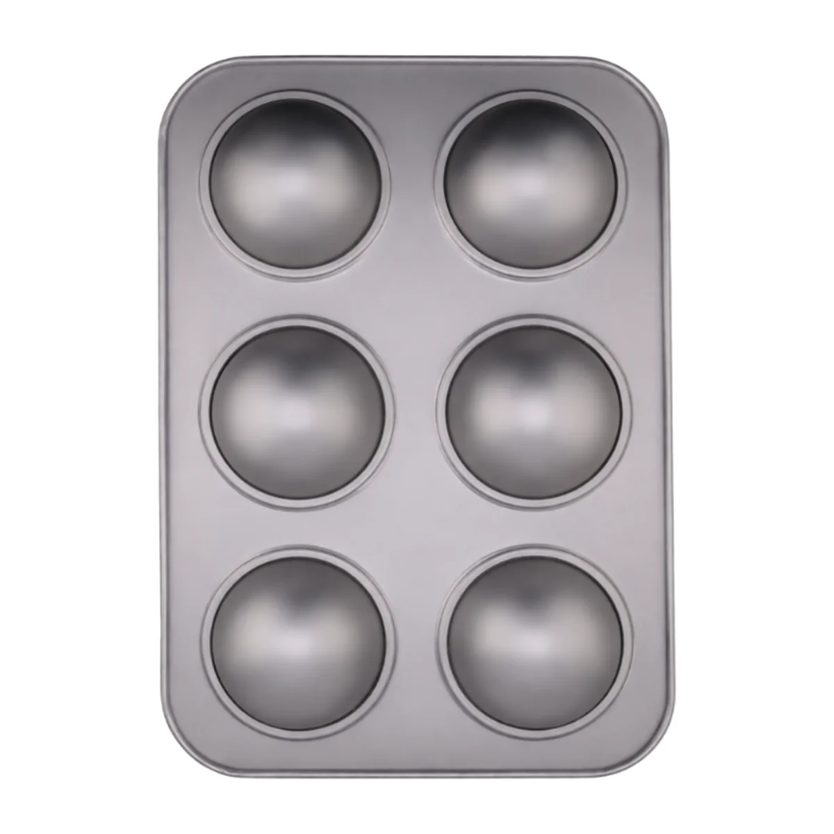 Anodized 6 Hemisphere Cup Muffin Pan - Hot Stuff Bakeware - Image 3