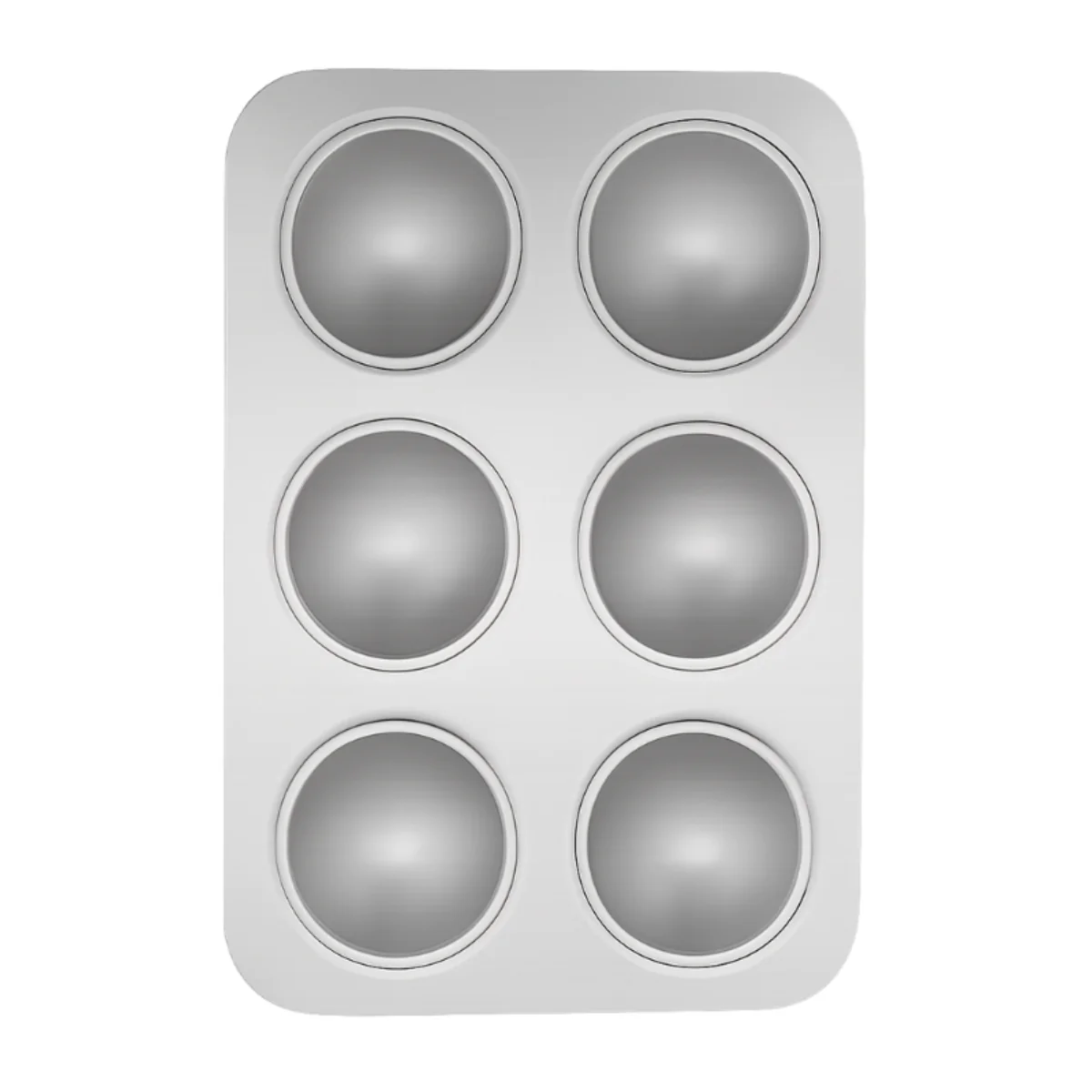 Anodized 6 Hemisphere Cup Muffin Pan - Hot Stuff Bakeware - Image 4