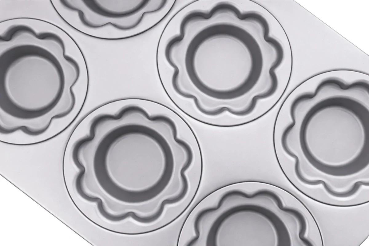 Anodized 6 Petal Cup Muffin Pan - Hot Stuff Bakeware - Image 4