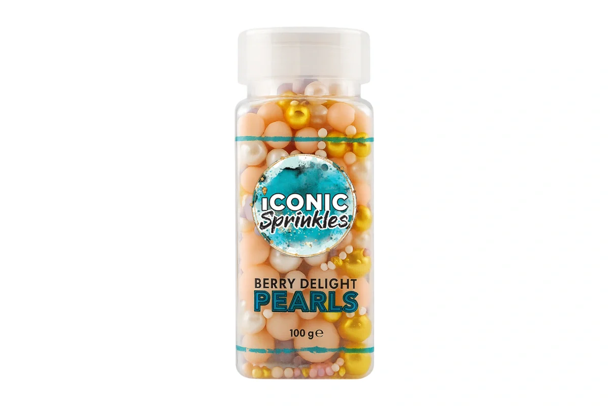 Berry Delight Pearls 100g - Iconic Sprinkles - Image 2