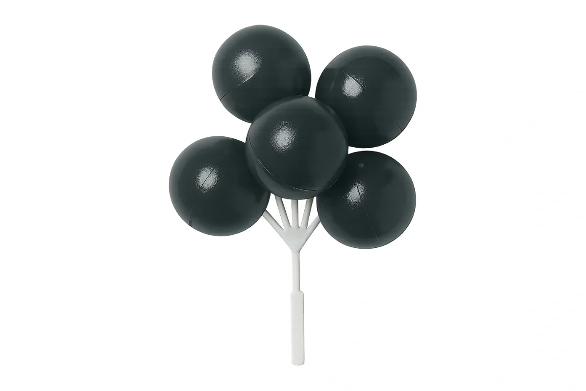 Black Balloon Cluster - Bakery Crafts - Image 3