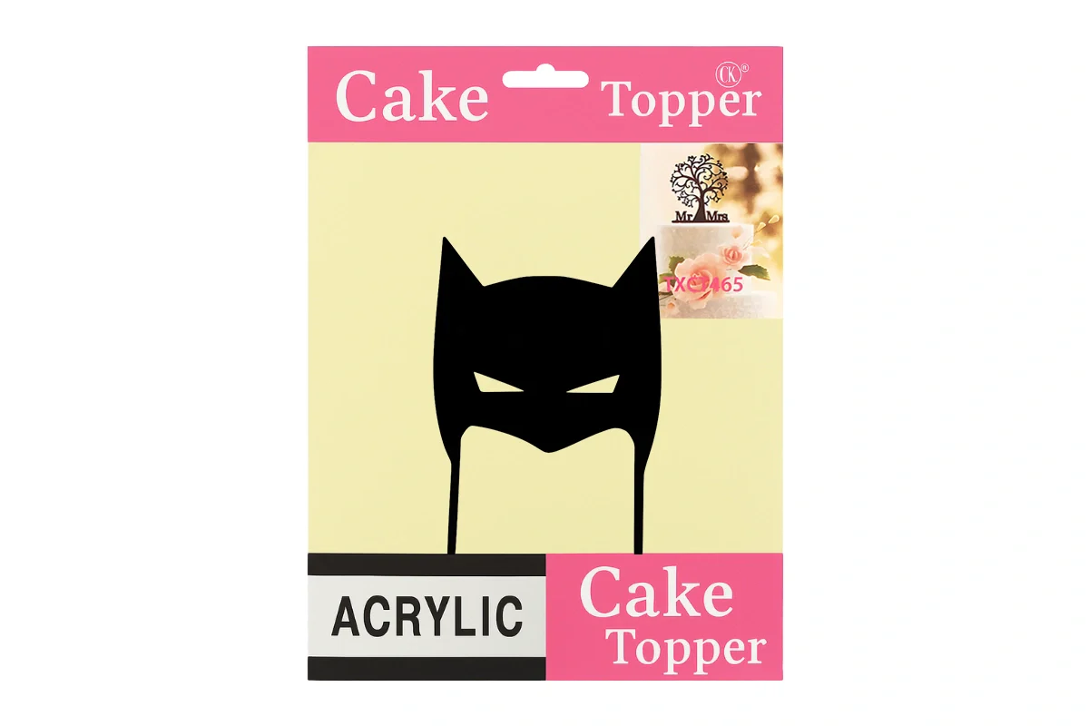 Black Bat Mask - Cake Topper - Iconic Cake Art - Image 4