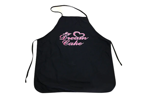 Black Mydream Cake Apron - Iconic Cake Art - Image 2