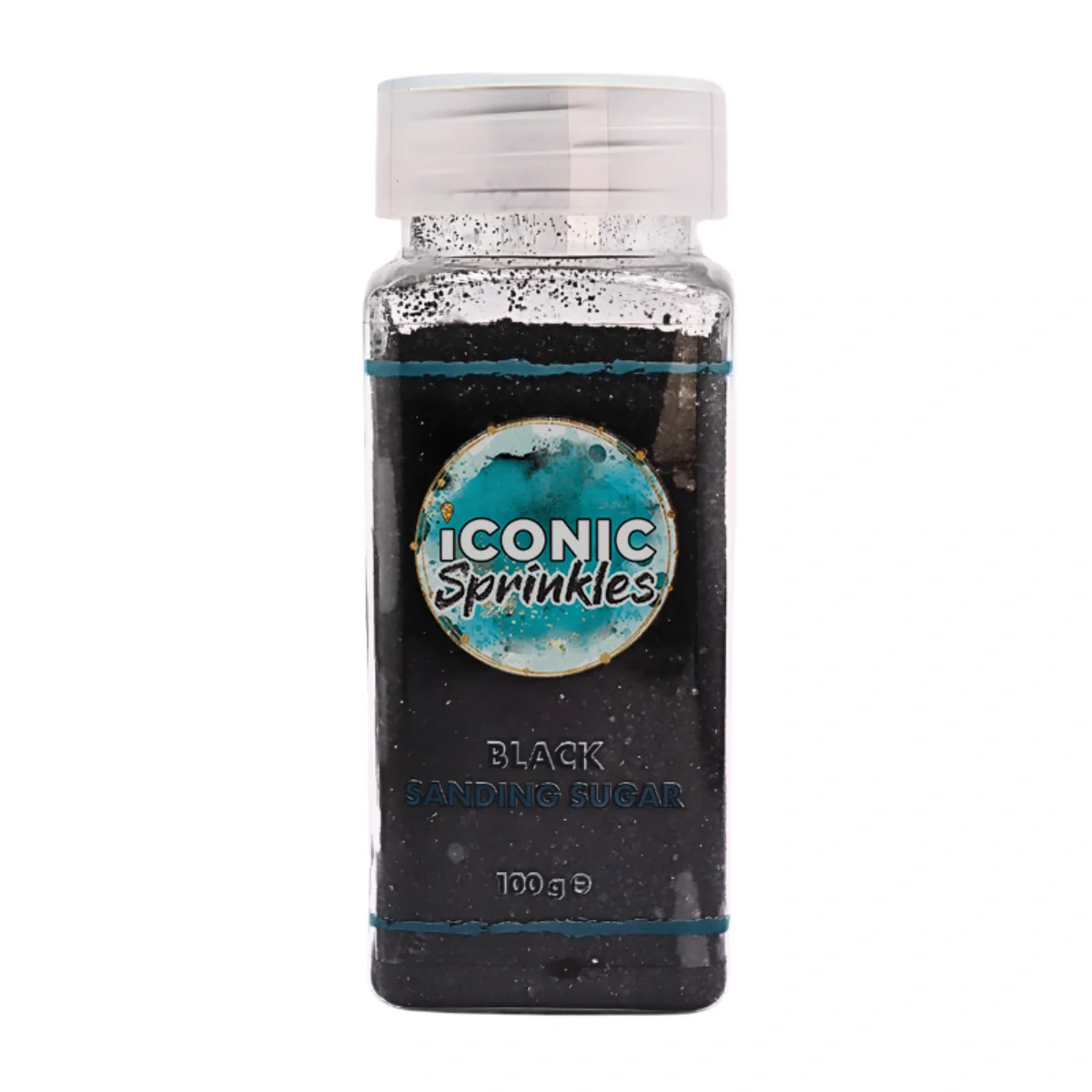 Black Sanding Sugar 100g - Iconic Sprinkles - Image 2