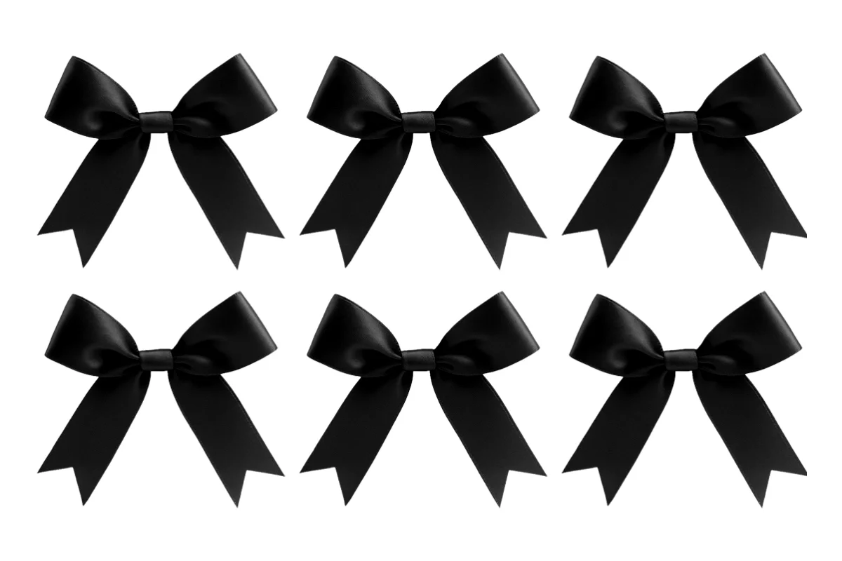 Black Satin Bows - Iconic Cake Art - Image 2