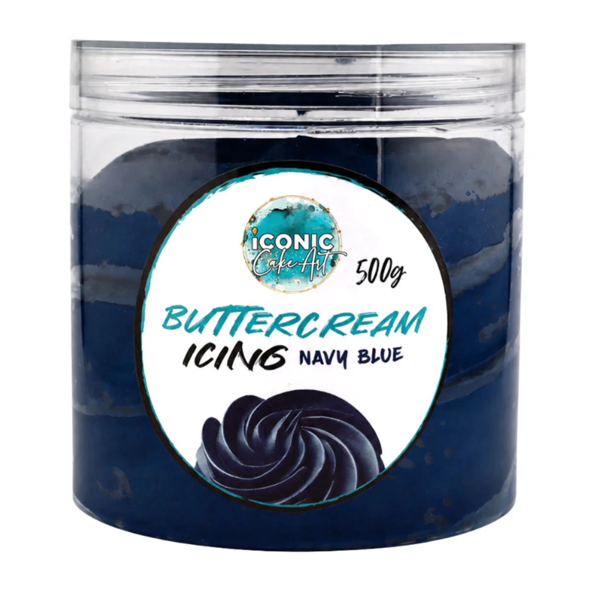 Blue Navy Ready to Use Buttercream 500g - Iconic Cake Art - Image 2