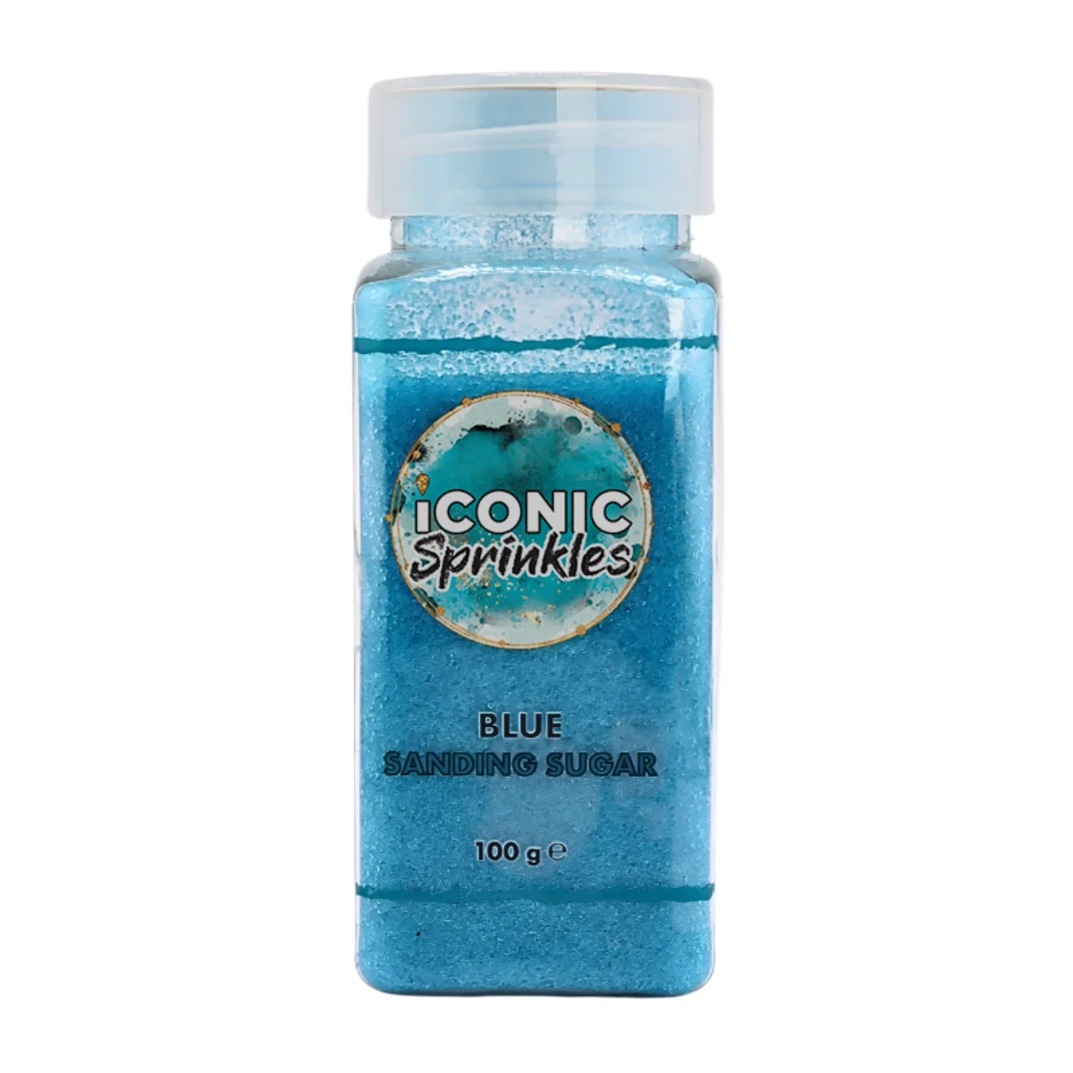Blue Sanding Sugar 100g - Iconic Sprinkles - Image 2