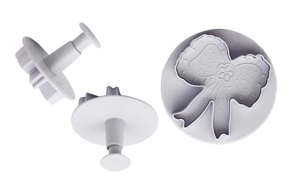 Bow Plunger Cutter Set 3 - Iconic Cake Art - Image 2