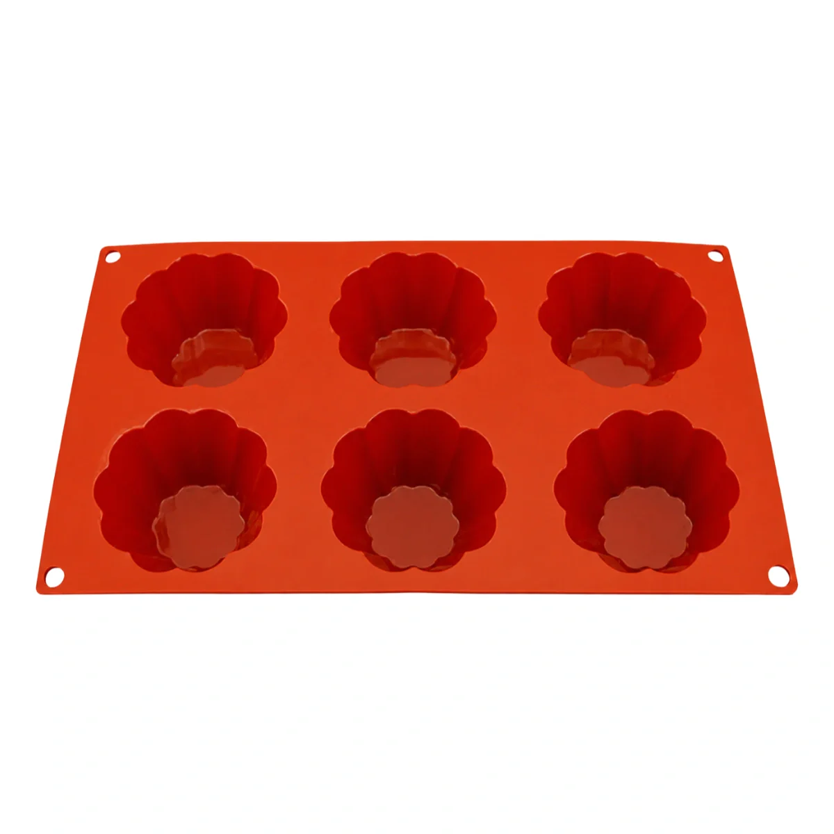 Brioche 6 Cavity Silicone Chocolate Mould - Iconic Cake Art - Image 2