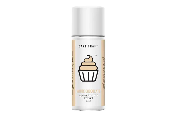 BSC Chocolate White Spray Butter Velvet - Cake Craft 400ml