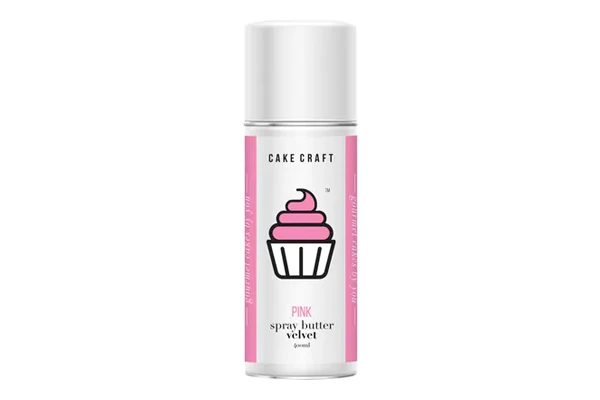 BSC Pink Spray Butter Velvet - Cake Craft 400ml