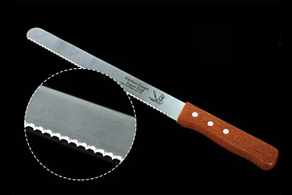 Cake Slicer Knife with Wide Serrated Teeth 12 Inch - Iconic Cake Art - Image 2