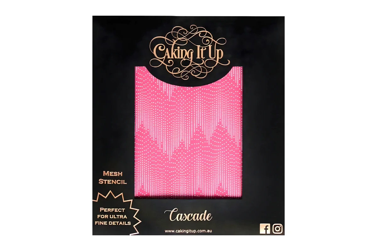 Cascade Mesh Stencil - Caking It Up - Image 2