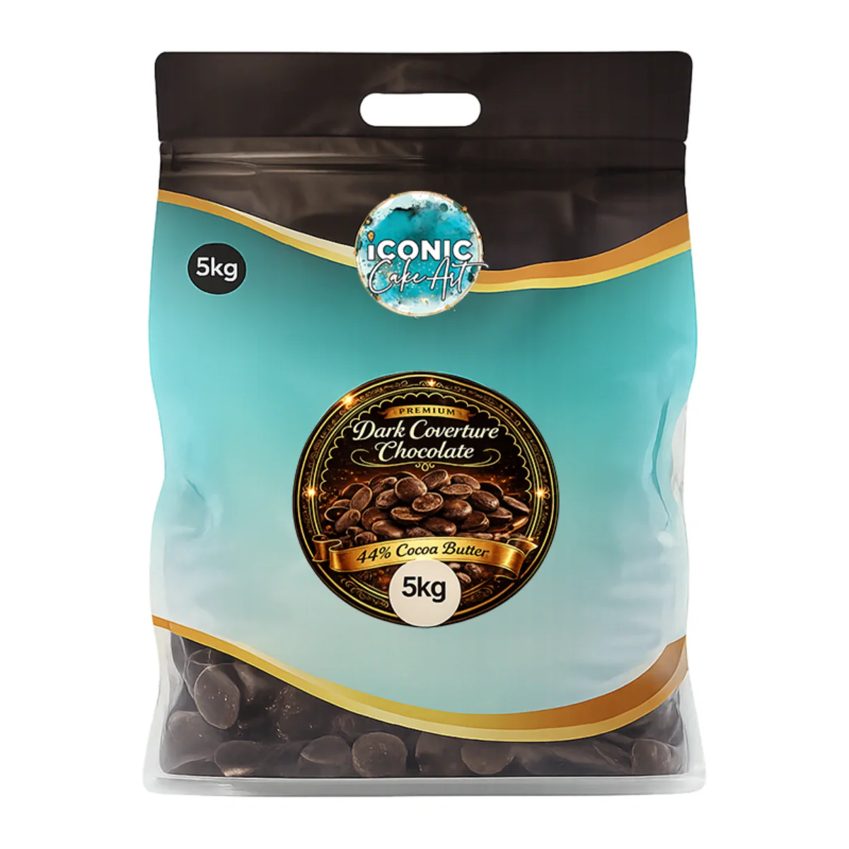 Chocolate Couverture Dark 46% Cocoa Butter - Easy Melts 5kg - Barry Callebaut