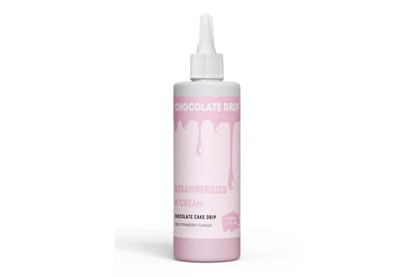 Chocolate Strawberries N Cream Drip 250g - Cakers Warehouse