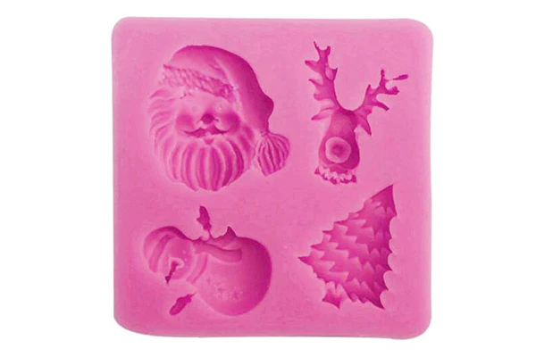 Christmas Items Santa Reindeer Tree Snowman - Iconic Cake Art - Image 2
